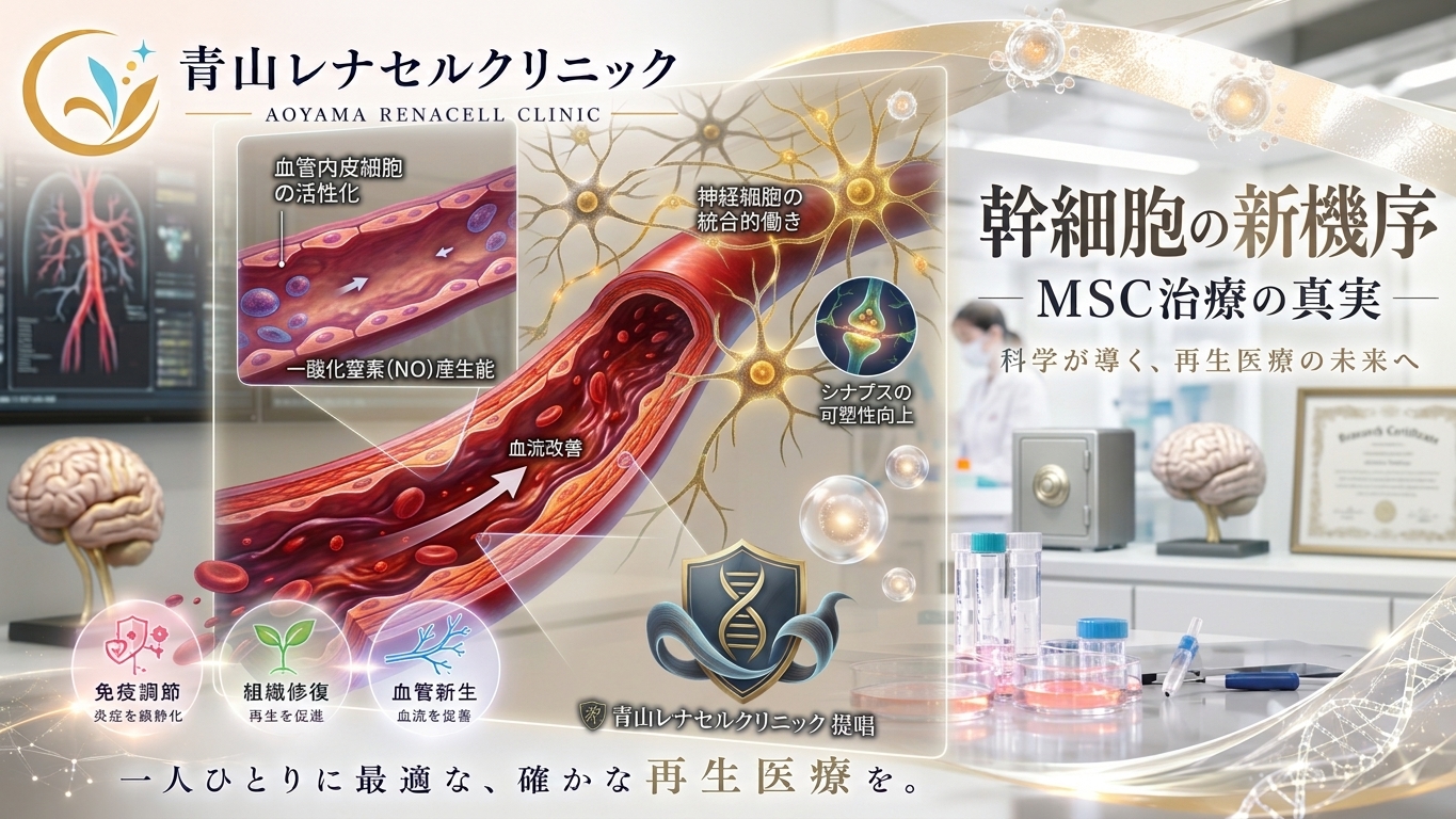 幹細胞治療の常識を変える？MSC本体とエクソソームの機能比較と「Cell-Free治療」の未来